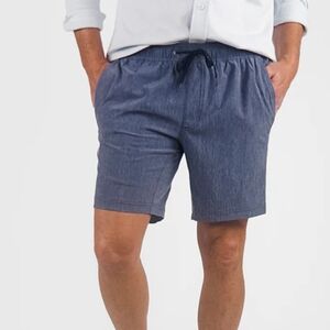 Tailor Vintage Navy Blue Hybrid Shorts Go From Bar to Pool Small Pure Tec Cool